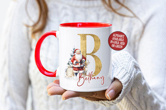 Santa Alphabet Mug