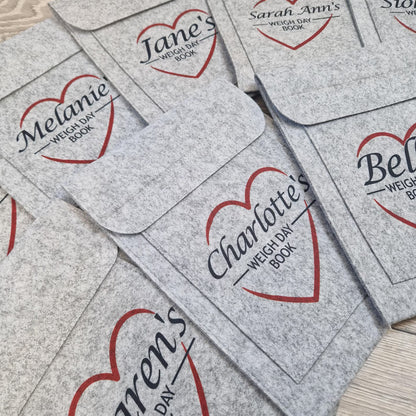 Weigh Day Folder - Red Heart Design