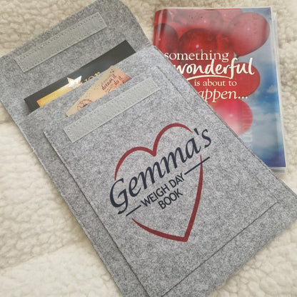 Weigh Day Folder - Red Heart Design