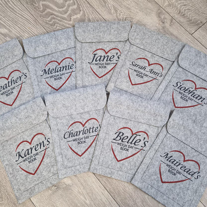 Weigh Day Folder - Red Heart Design