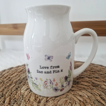 Personalised If ... Were Flowers I'd We'd Pick You - Small Flower Vase