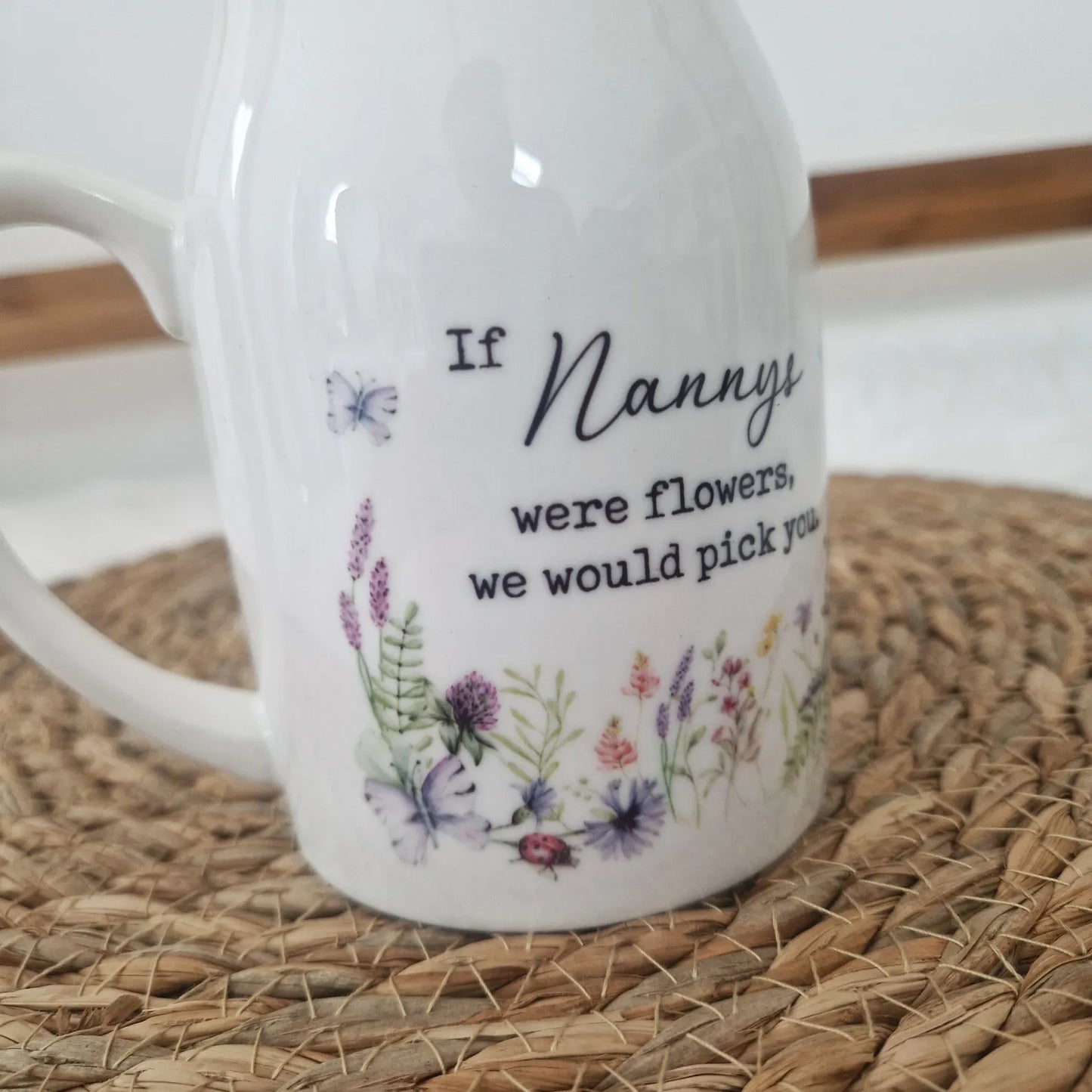Personalised If ... Were Flowers I'd We'd Pick You - Small Flower Vase