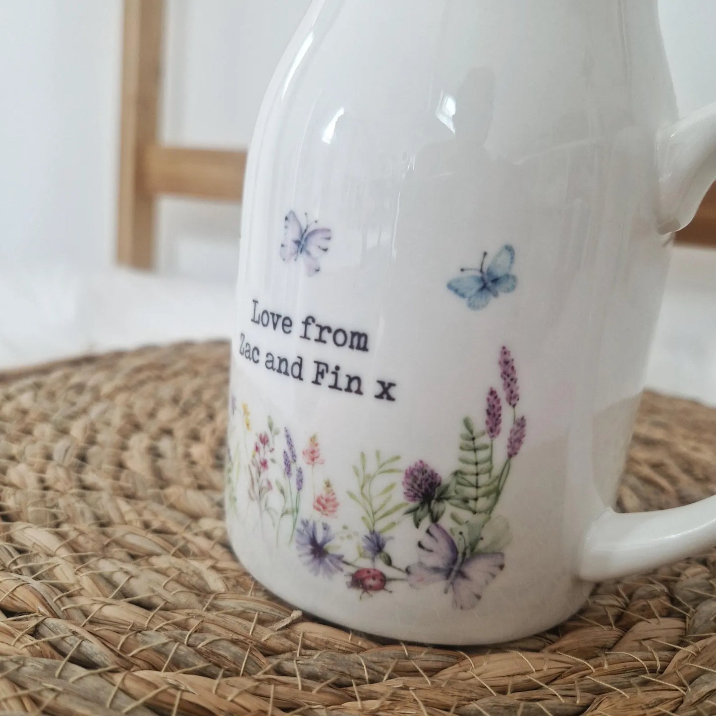 Personalised If ... Were Flowers I'd We'd Pick You - Small Flower Vase