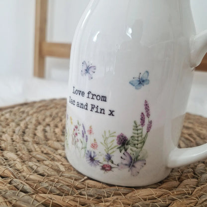 Personalised If ... Were Flowers I'd We'd Pick You - Small Flower Vase