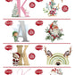 24 Personalised Christmas Stickers