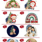 24 Personalised Christmas Stickers