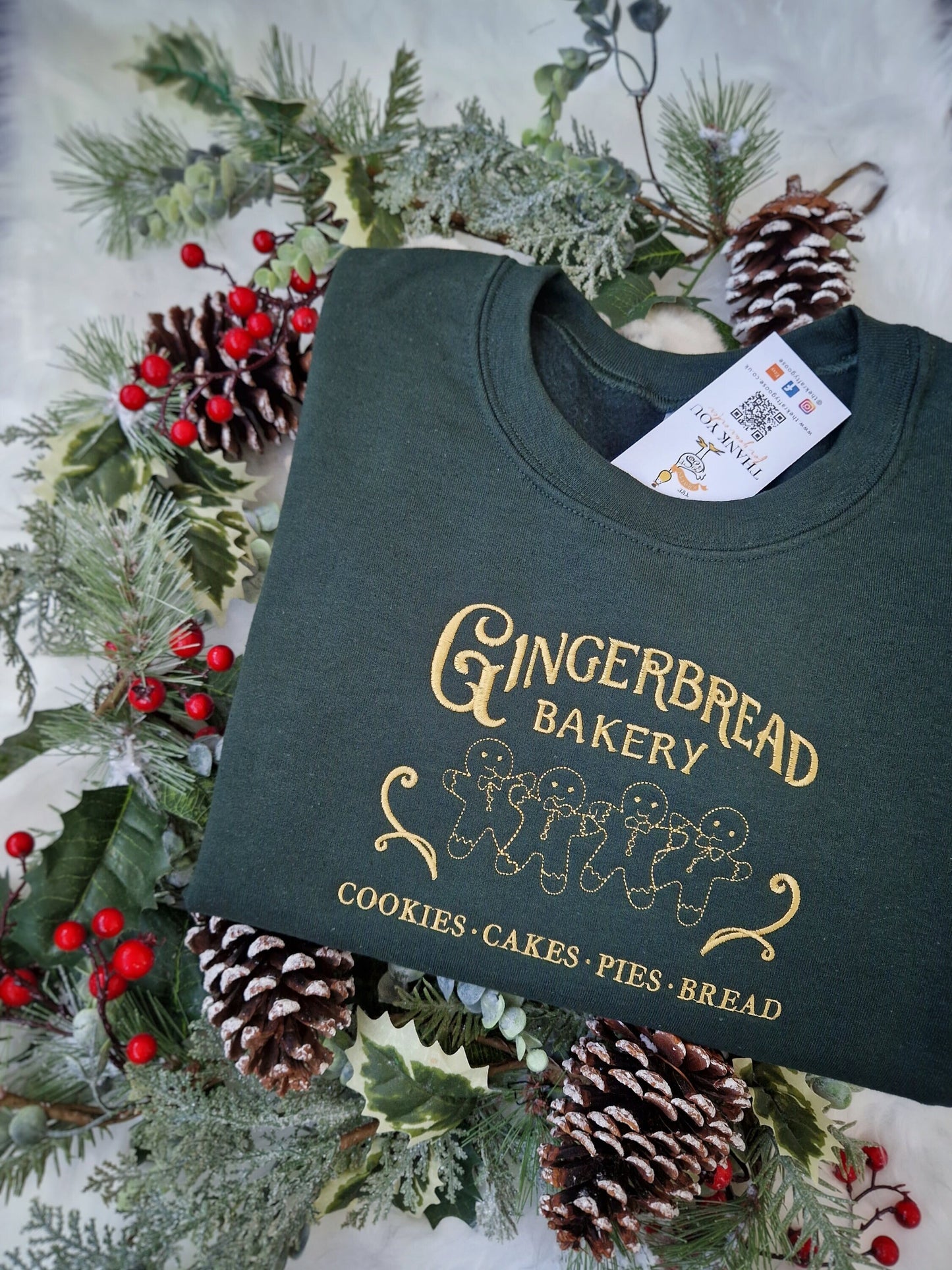 Gingerbread Bakery Christmas Sweatshirt