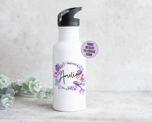 Mermaid Wreath Water Bottle