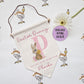 Easter Bunny - Stop Here Flag - Vintage Bunny