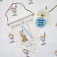 Easter Bunny - Stop Here Flag - Vintage Bunny