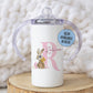 Vintage Bunny Initial Mug