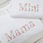 MAMA and MINI Embroidered Sweatshirts