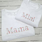 MAMA and MINI Embroidered Sweatshirts