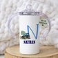 Tractor Sippy Cup - Blue or Pink Design