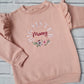 Big Sister Sweatshirt - Flowers Design