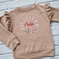 Big Sister Sweatshirt - Flowers Design