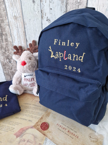 Lapland Reveal Bundle - Hoodie, Backpack, Soft Toy and Letter Invitation from Santa!