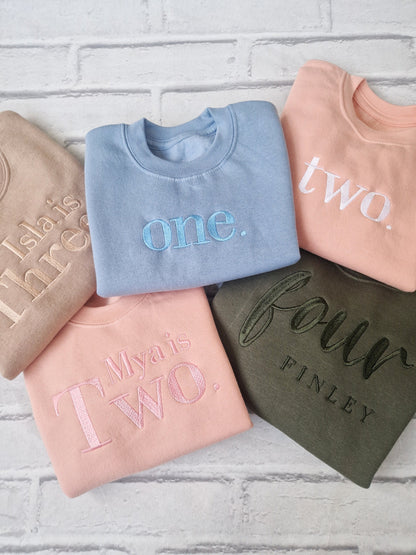 Personalised Birthday Sweatshirt