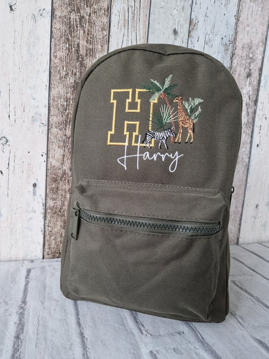 African Safari Animals Backpack