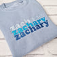 Stacked Name Sweatshirt - Any Name and Colour