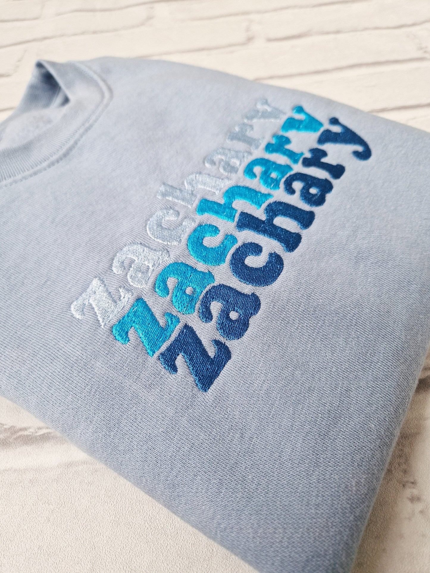 Stacked Name Sweatshirt - Any Name and Colour