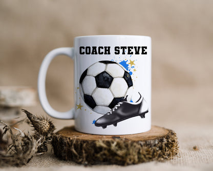 Personalised Football Mug