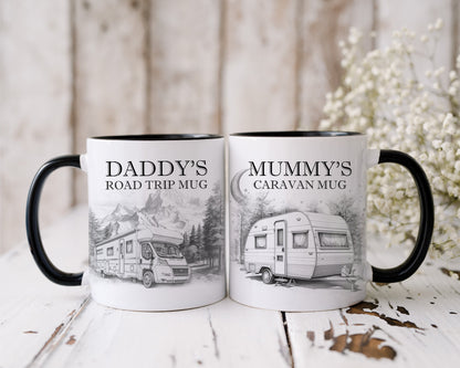 Camping Mug - Caravan or Camper Van Design