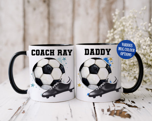 Personalised Football Mug