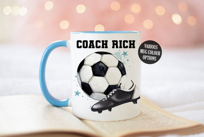 Personalised Football Mug