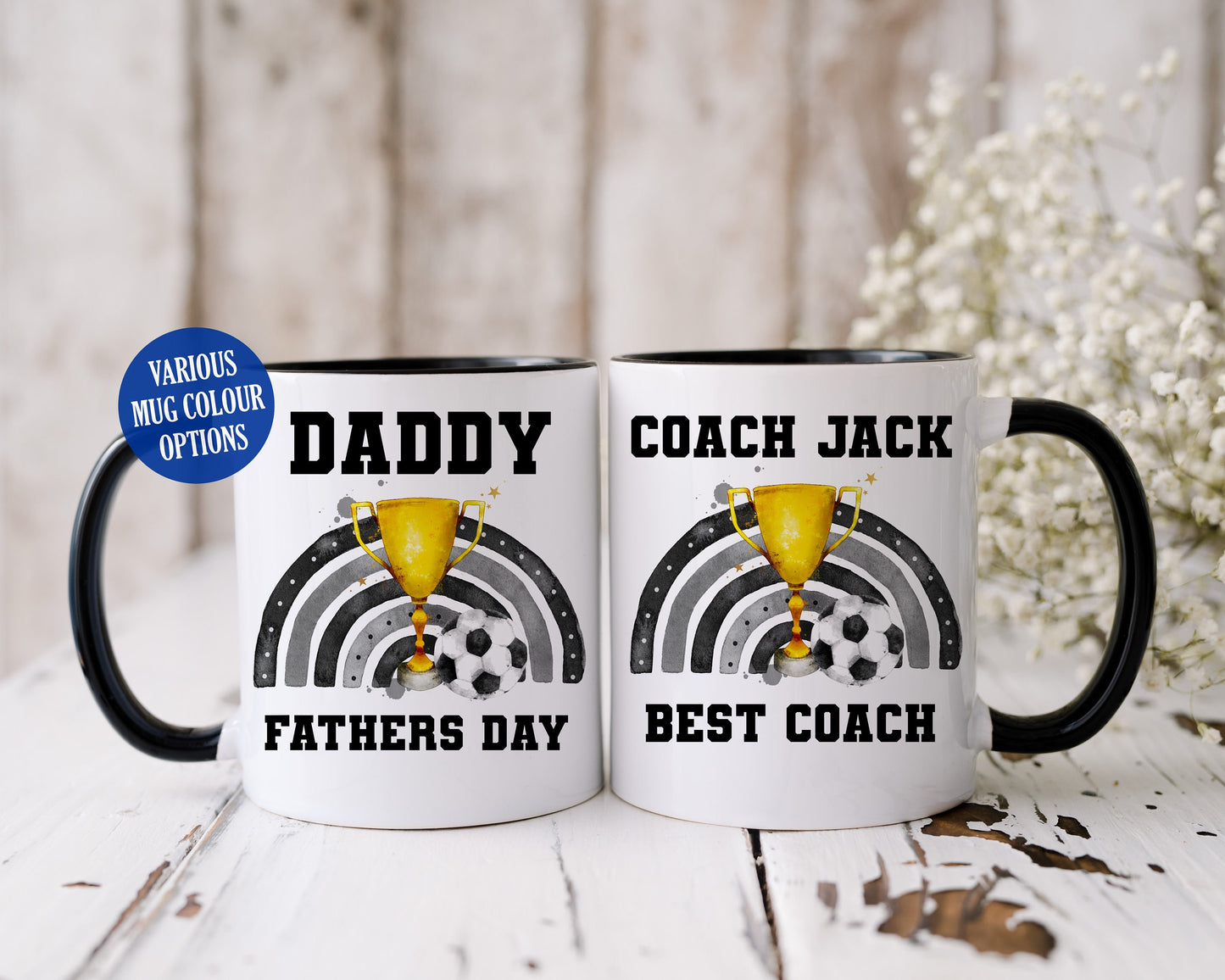 Personalised Football Trophy Mug