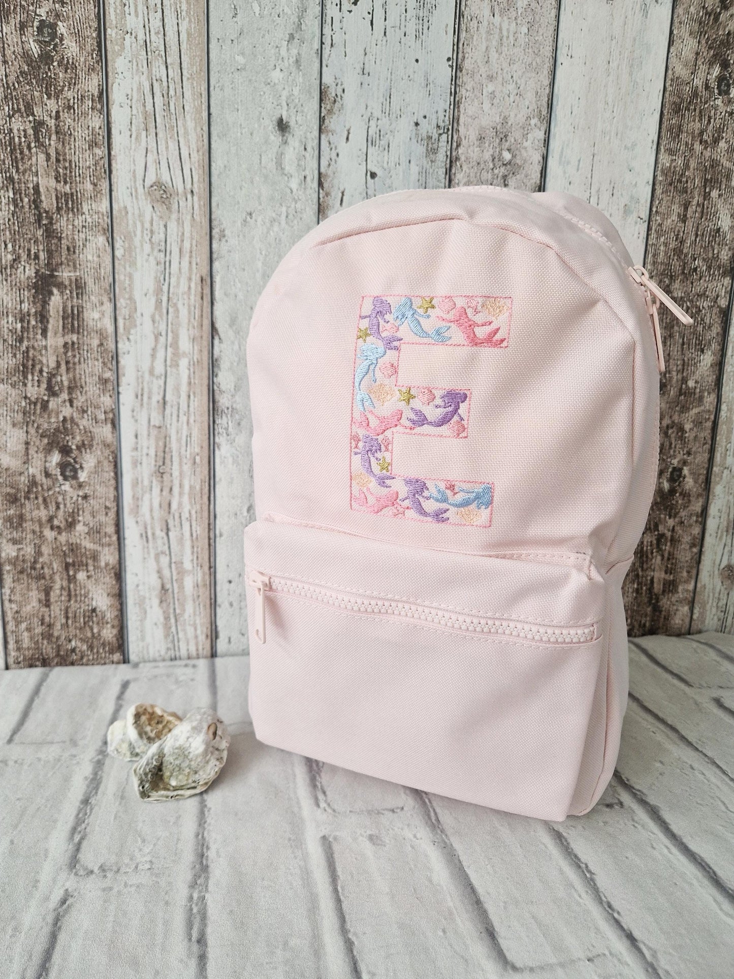 Mermaid Initial Backpack