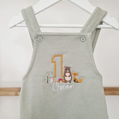 Personalised Woodland Dungaree