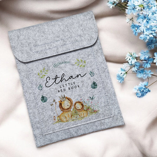 Lion Cub Design - Little Red Book Holder