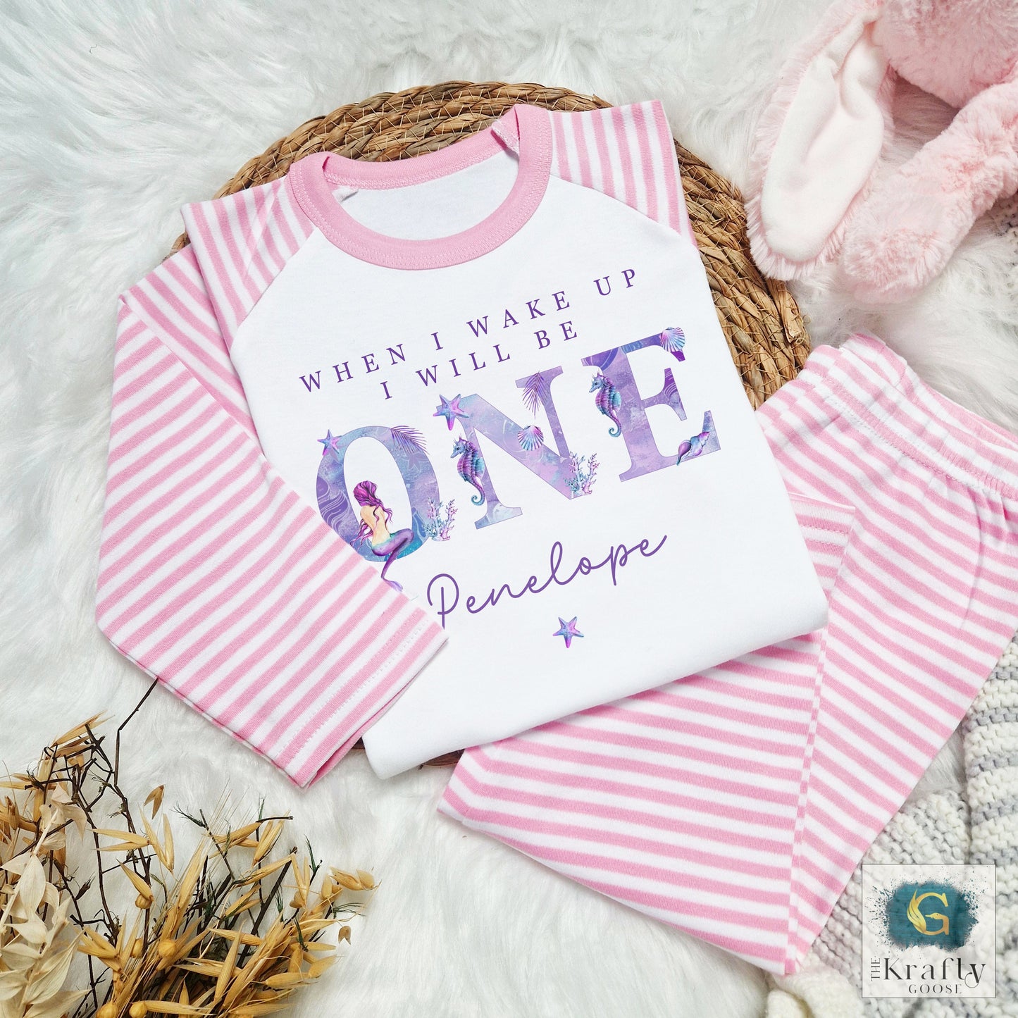 Personalised Birthday Pyjamas - Mermaid Design