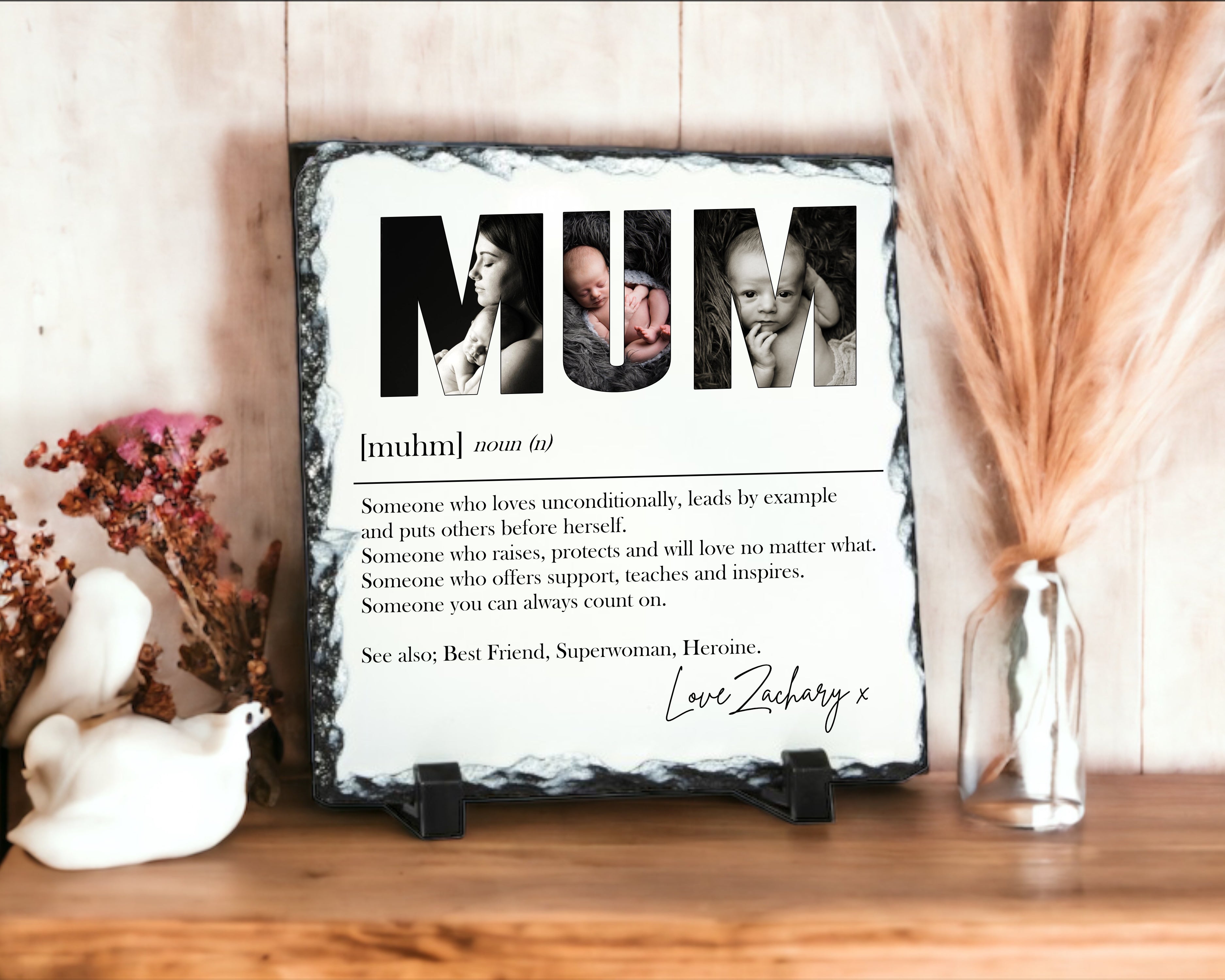 MUM Definition Photo Rock Slate – The Krafty Goose