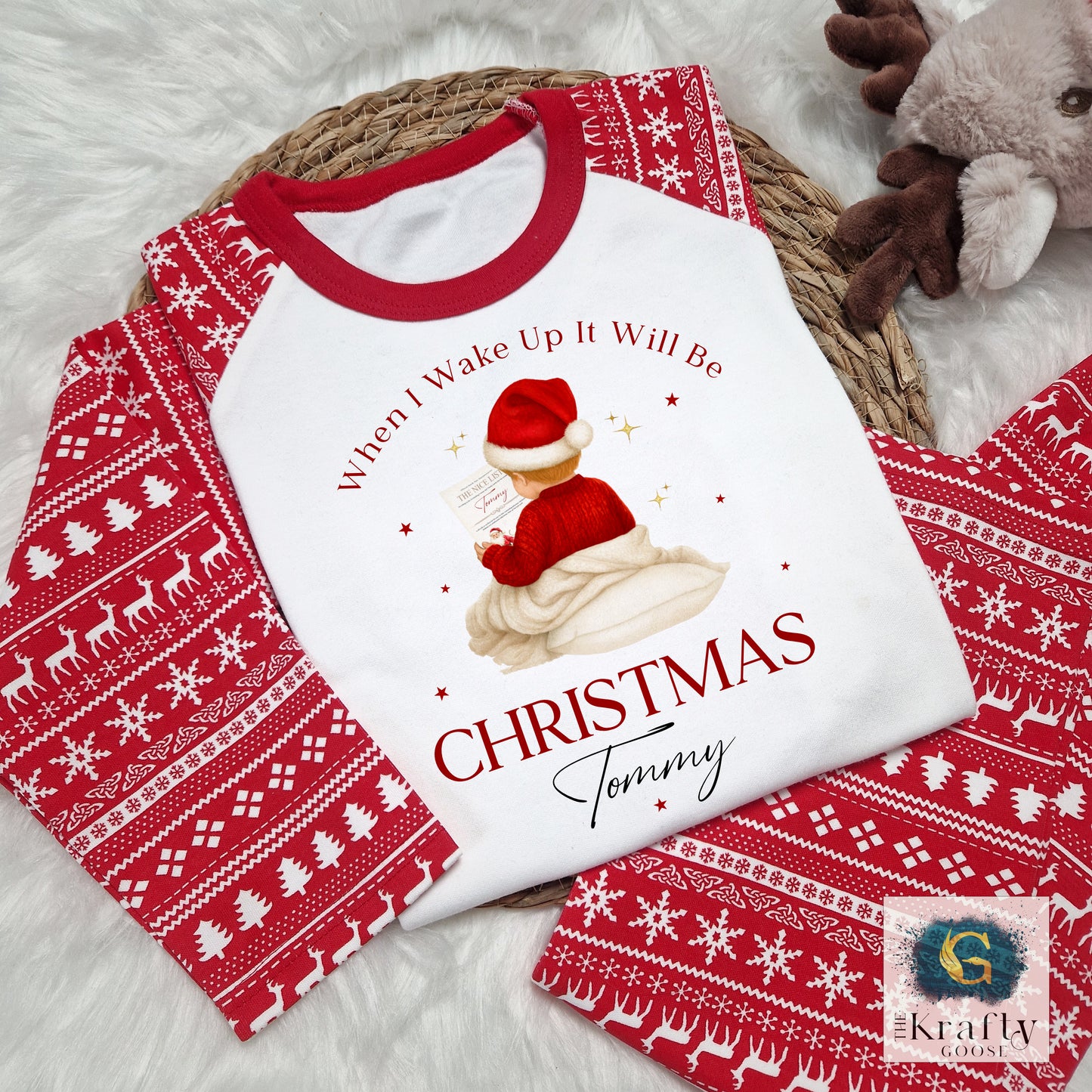 Nice List Pyjamas - Boy and Girl Characters