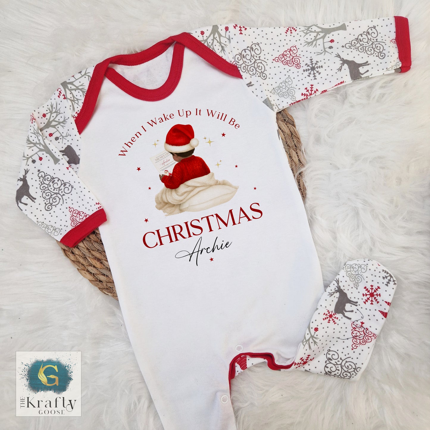 Nice List Romper - Boy and Girl Characters