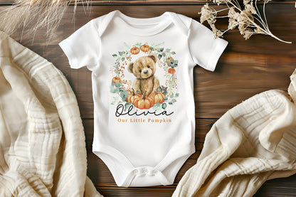Our Little Pumpkin - Teddy Design