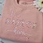 Big Sister Sweatshirt - Floral Letters