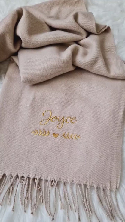 Personalised Scarf - Name or Initials