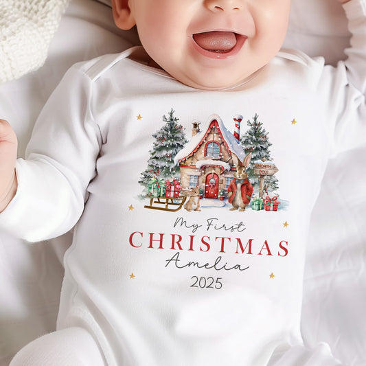 Christmas Bunny Design - My First Christmas