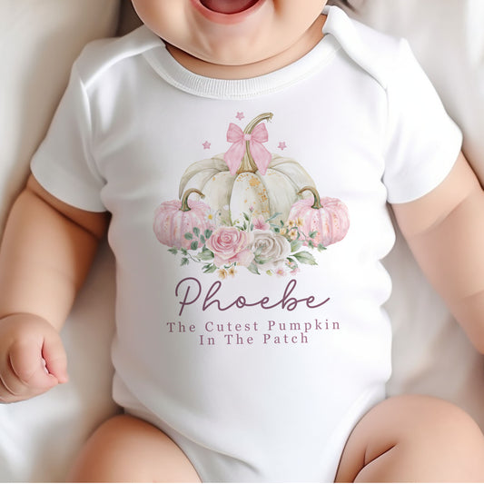 Pumpkin in the Patch - Pink Design