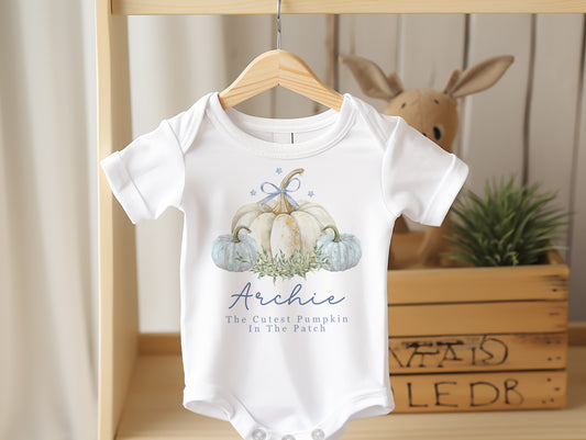 Pumpkin in the Patch - Blue Design