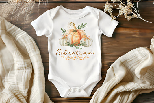 Pumpkin in the Patch - Orange Design