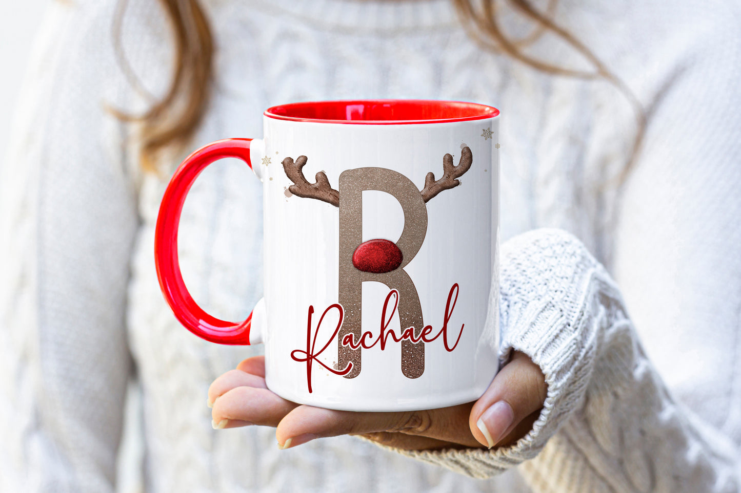 Reindeer Letter Mug