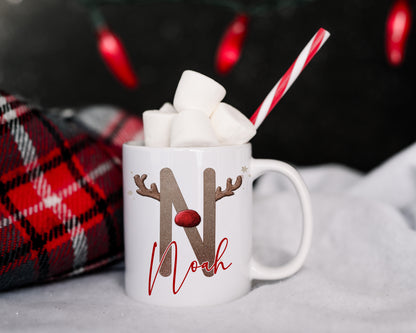 Reindeer Letter Mug