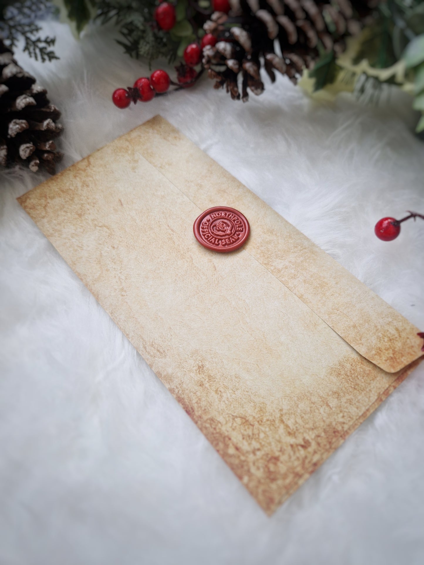 Personalised Vintage Santa Letter with Real Wax Seal