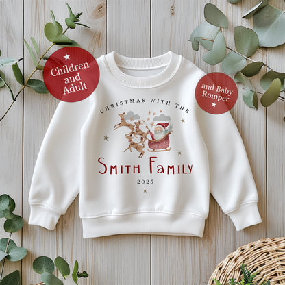 Christmas With The... Matching Family Sweatshirt - Baby, Children and Adult