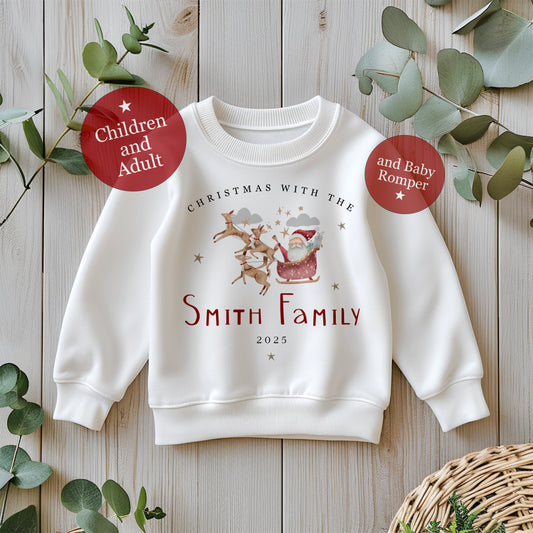 Christmas With The... Matching Family Sweatshirt - Baby, Children and Adult