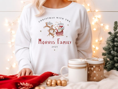 Christmas With The... Matching Family Sweatshirt - Baby, Children and Adult